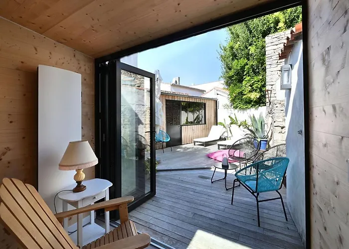 Tatil Evi Charmante Maison De Village Au Coeur De - Fr-1-434-119 La Couarde-sur-Mer
